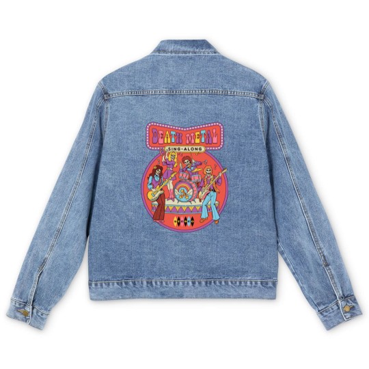 Discover Sing-Along Death Metal Men's Denim Jackets classique