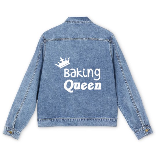 Discover Baking Queen Men's Denim Jackets Men's Denim Jackets