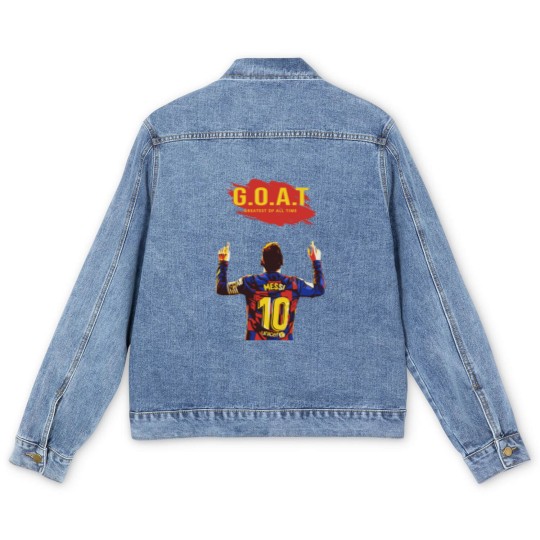 Discover Lionel Messi - Lionel Messi - Men's Denim Jackets