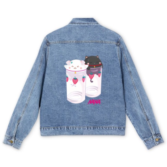 Discover Nana & Hachi - Kawaii version - Nana Anime - Men's Denim Jackets