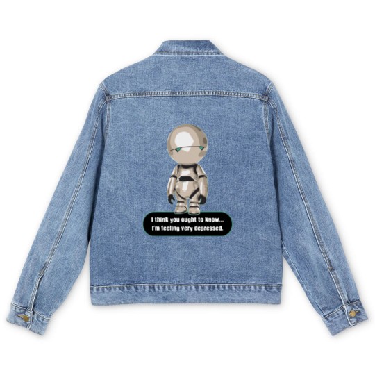 Discover Hitchhikers Guide To The Galaxy - Hitchhikers Guide To The Galaxy - Men's Denim Jackets