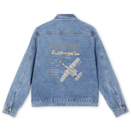 Discover A-10 Thunderbolt - A 10 Warthog - Men's Denim Jackets