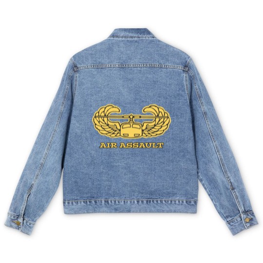 Discover 101st ARMY AIR ASSAULT Wings Gold - 101st Airborne - Men's Denim Jackets