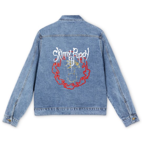 Discover Logos Skinny Puppy band Graphic Men's Denim Jackets