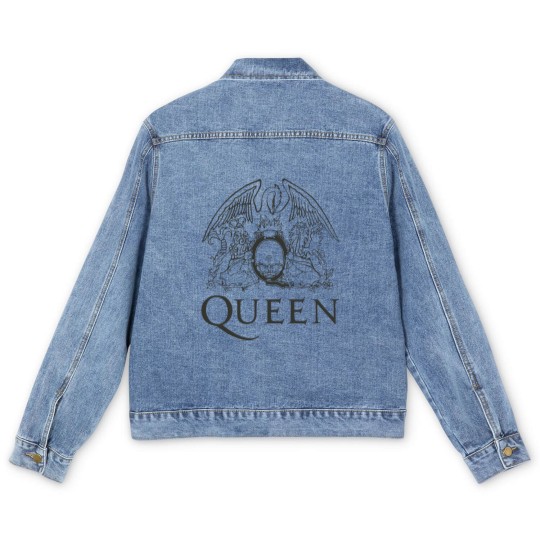 Discover Freddie Mercury Queen Band Men's Denim Jackets, Festival Clothing Rock Band Men's Denim Jackets
