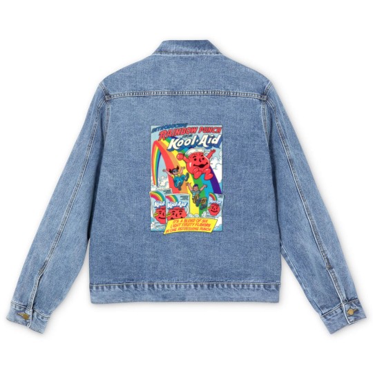 Discover Kool Aid '84 Men's Denim Jackets, Vintage Style Men's Denim Jackets