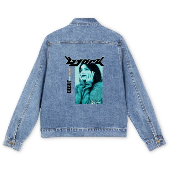 Discover Bjork Venus as a boy Retro Men's Denim Jackets, Bjork Venus as a boy Vintage print Men's Denim Jackets