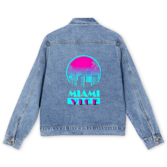 Discover MIAMI VICE Beach Men's Denim Jackets