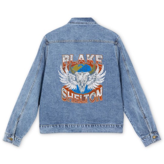 Discover Blake Shelton Back To The Honky Tonk Tour 2023 Men's Denim Jackets