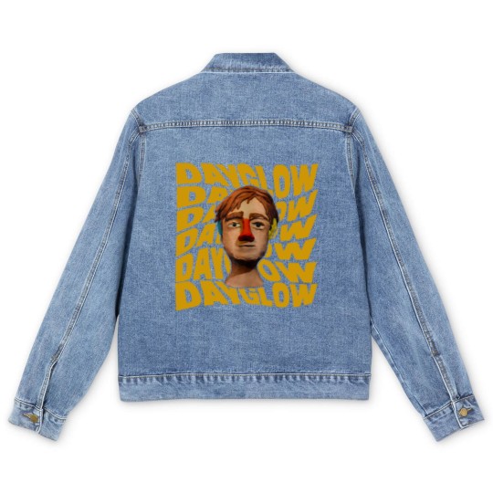Discover Dayglow Fuzzybrain Graphic Men's Denim Jackets - Dayglow Men's Denim Jackets, Dayglow Tour, Fuzzybrain Men's Denim Jackets, Music Men's Denim Jackets, Alternative/Indie