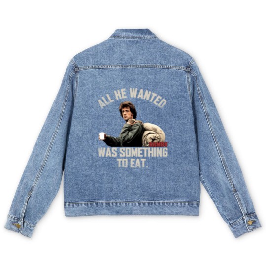 Discover Rambo Something To Eat Men's Denim Jackets
