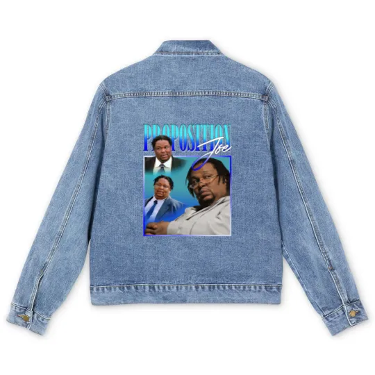 Discover The Wire Men's Denim Jackets, Proposition Joe From The Wire Men's Denim Jackets
