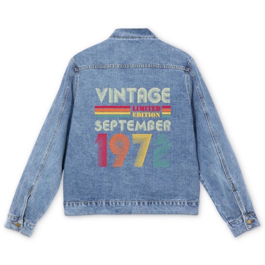 Discover 50 Year Old Vintage September 1972  Men's Denim Jackets