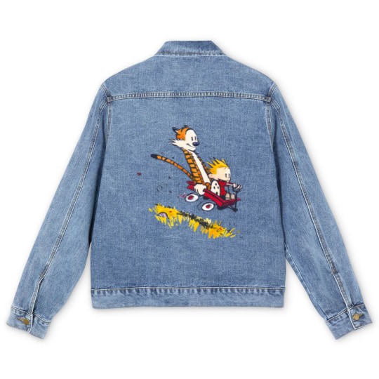 Discover Calvin and hobbes Kids Men's Denim Jackets, Bill Watterson Unisex Kids Gift, Calvin and Hobbes books