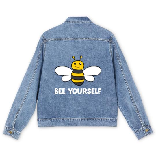 Discover Bee Yourself Love Bees Men's Denim Jackets