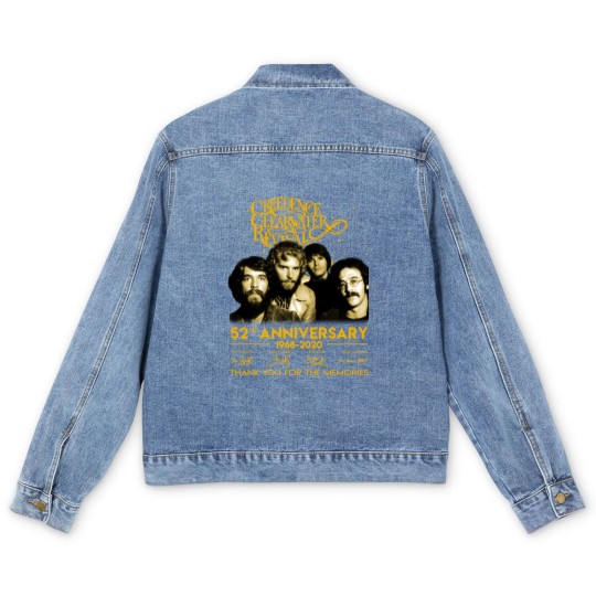 Discover 52 Years Creedence Clearwater Revival Men's Denim Jackets