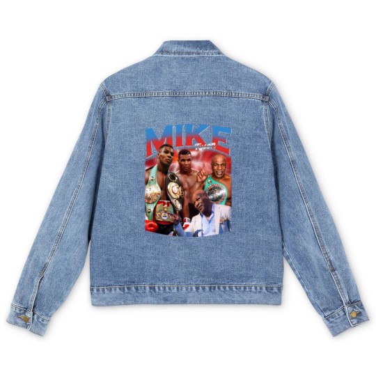 Discover Vintage Mike Tyson Iron Mike Men's Denim Jackets