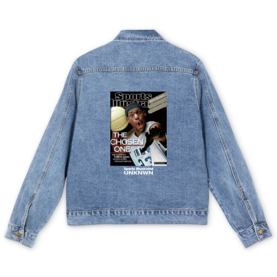 Discover LeBron James Sprorts The Chosen One Men's Denim Jackets ,King James Men's Denim Jackets