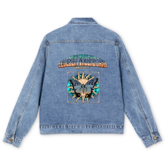 Discover Tedeschi Trucks Band Tour 2 side 2023 Men's Denim Jackets, blues rock music Men's Denim Jackets, Summer Tour 2023 Men's Denim Jackets