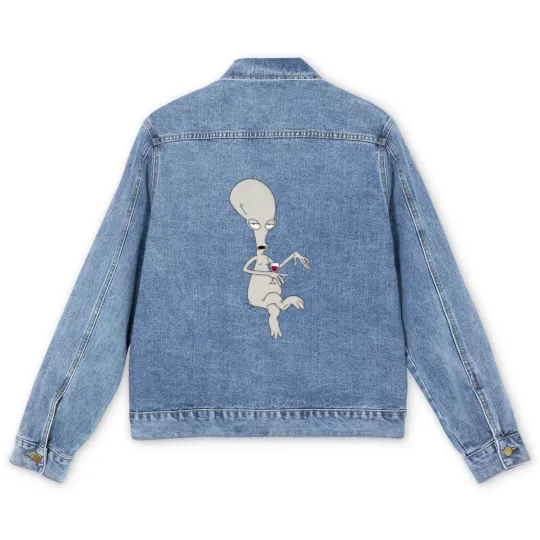 Discover roger american dad Men's Denim Jackets