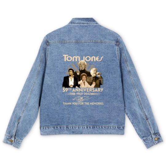 Discover Tom Jones 59th Anniversary Men's Denim Jackets, Tom Jones Men's Denim Jackets