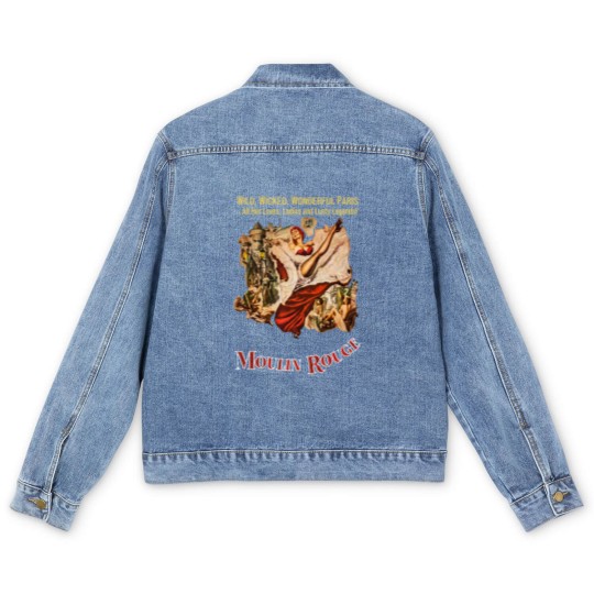 Discover Moulin Rouge V3 Poster Men Men's Denim Jackets