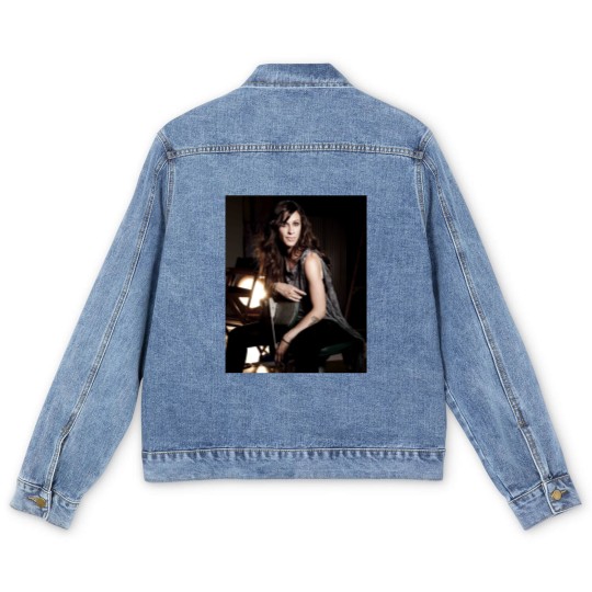 Discover Alanis Morissette Men's Denim Jackets, Birthday Gift, 90s vintage Music Men's Denim Jackets