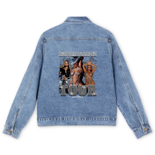 Discover Beyonce tour Men's Denim Jackets, renaissance world tour, beyonce renaissance tour Men's Denim Jackets