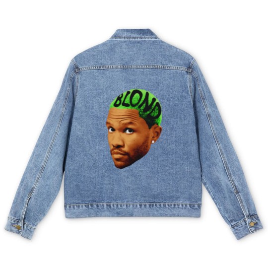 Discover FRANK OCEAN Men's Denim Jackets,  Rap Men's Denim Jackets Jumbo Face Album Cover Men's Denim Jackets