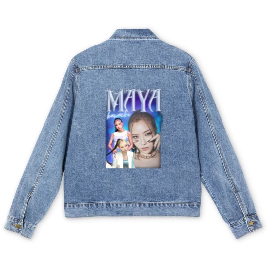 Discover XG Maya Retro graphic 90s Men's Denim Jackets