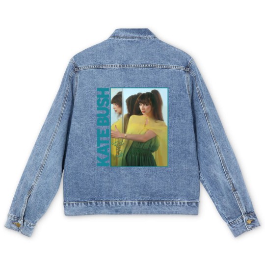 Discover Vintage Graphic Kate Bush Original Design Short Sleeve Crewneck Unisex Men's Denim Jackets