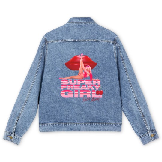 Discover Nicki Minaj Super Freaky Girl Men's Denim Jackets