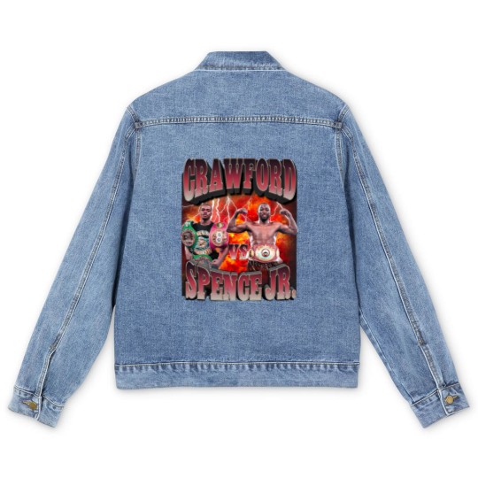 Discover Crawford vs Spence jr Men's Denim Jackets