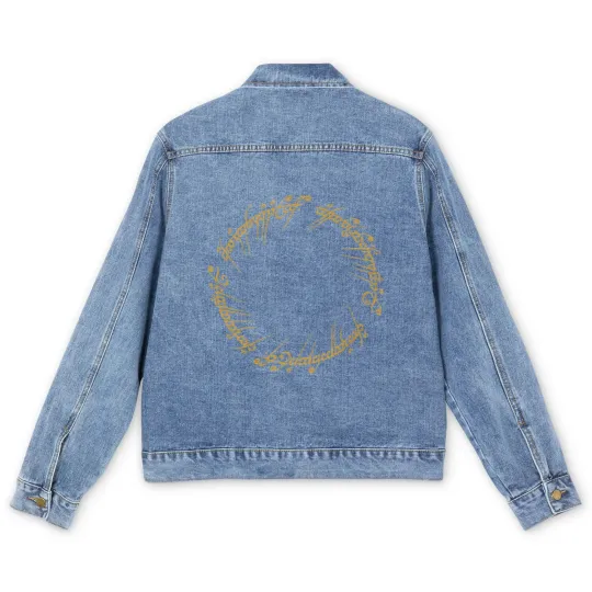 Discover Lord of the Rings the one ring Men's Denim Jackets