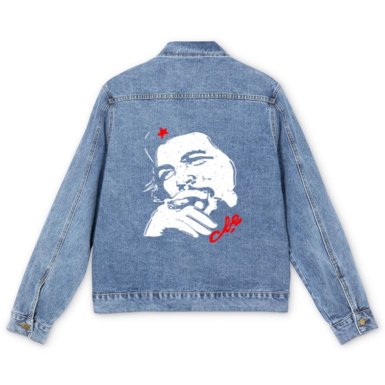 Discover Rebel Cuban Men's Denim Jackets Guerrilla Revolution Vintage Che Guevara Men's Denim Jackets