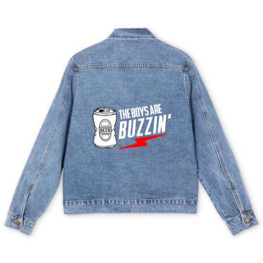 Discover The Boys Are Buzzin Hanging With The Boys Men's Denim Jackets