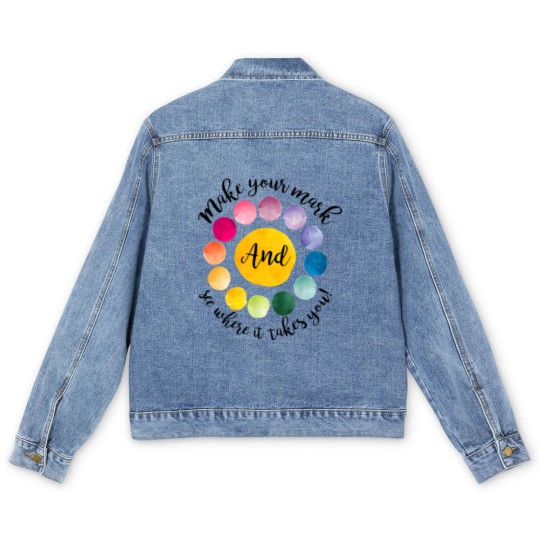 Discover Make Your Mark Happy International Dot Day Men's Denim Jackets