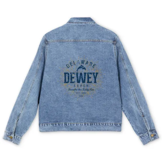 Discover Vintage Dewey Beach Men's Denim Jackets