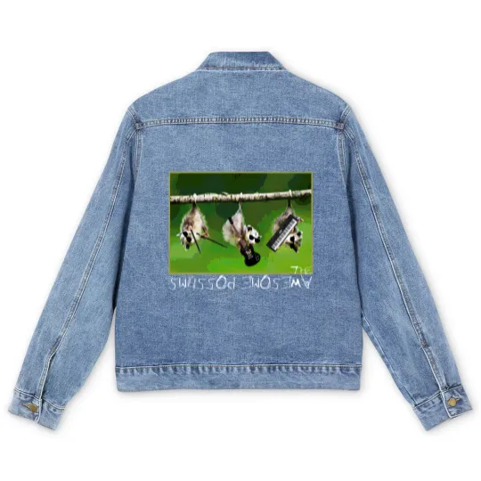 Discover the Awesome Possums t Men's Denim Jackets