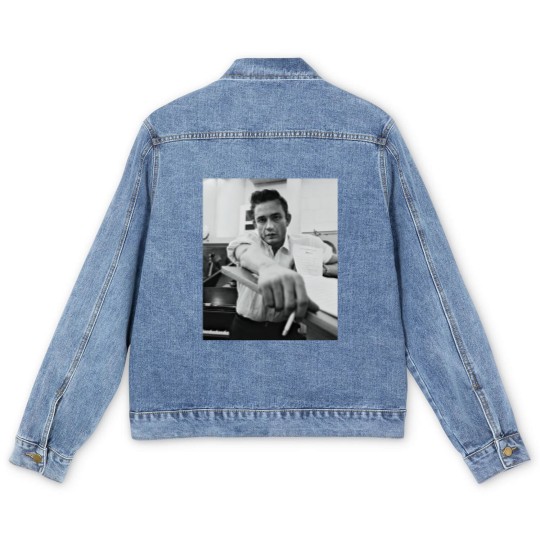 Discover Johnny Cash Retro Men's Denim Jackets