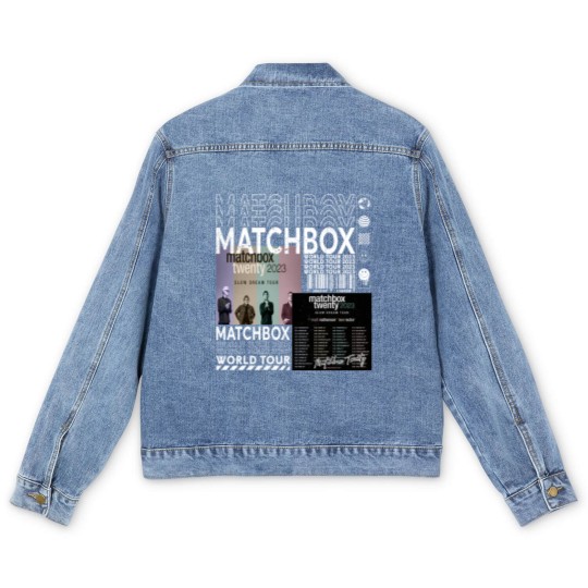 Discover Matchbox 20 Music Men's Denim Jackets, Vintage Matchbox 20 Men's Denim Jackets, Summer 2023 Tour Album