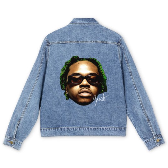 Discover GUNNA Men's Denim Jackets, Rare Hip Hop Graphic Print, Rap Men's Denim Jackets