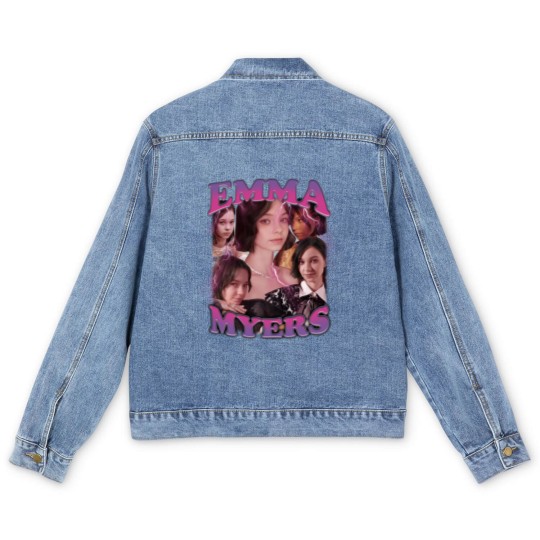 Discover Emma Myers Men's Denim Jackets Vintage Emma Myers Men's Denim Jackets Enid Sinclair Men's Denim Jackets