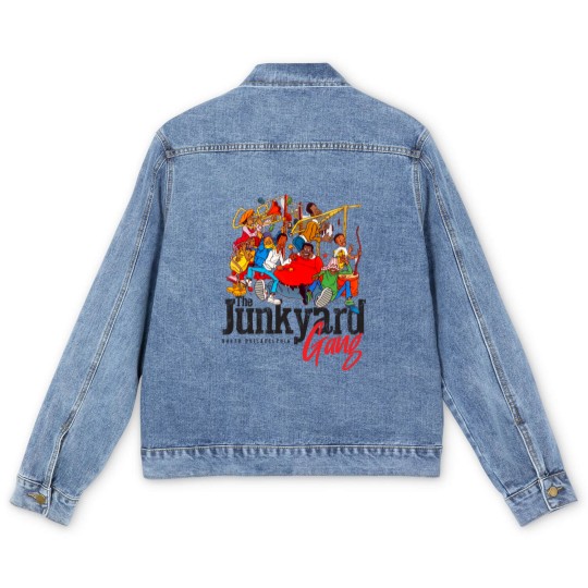 Discover The Junkyard Gang - Fat Albert - Men's Denim Jackets