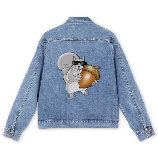 Discover blind squirrel Men's Denim Jackets
