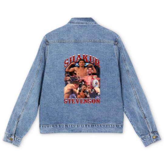 Discover Shakur Stevenson Snow Wash Men's Denim Jackets
