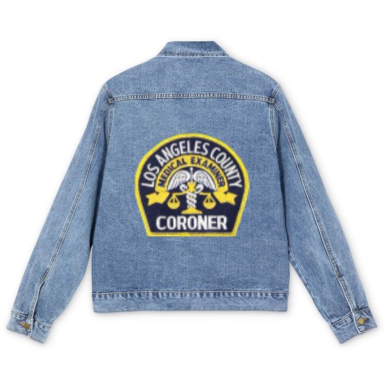Discover Los Angeles County Coroner | Active Men's Denim Jackets