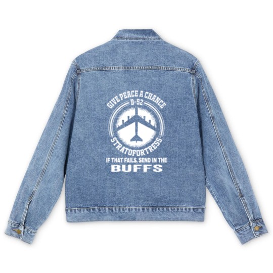 Discover B 52 STRATOFORTRESS GIVE PEACE A CHANCE Men's Denim Jackets
