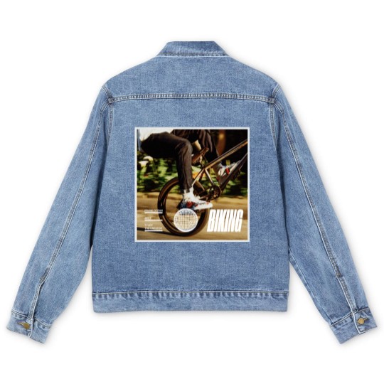 Discover Biking Frank Ocean Jay-Z Tyler The Creator Song Graphic Men's Denim Jackets Men's Denim Jackets