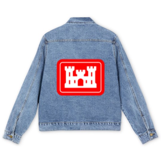 Discover United States Army Corps Of Engineers Dod Patch Men's Denim Jackets